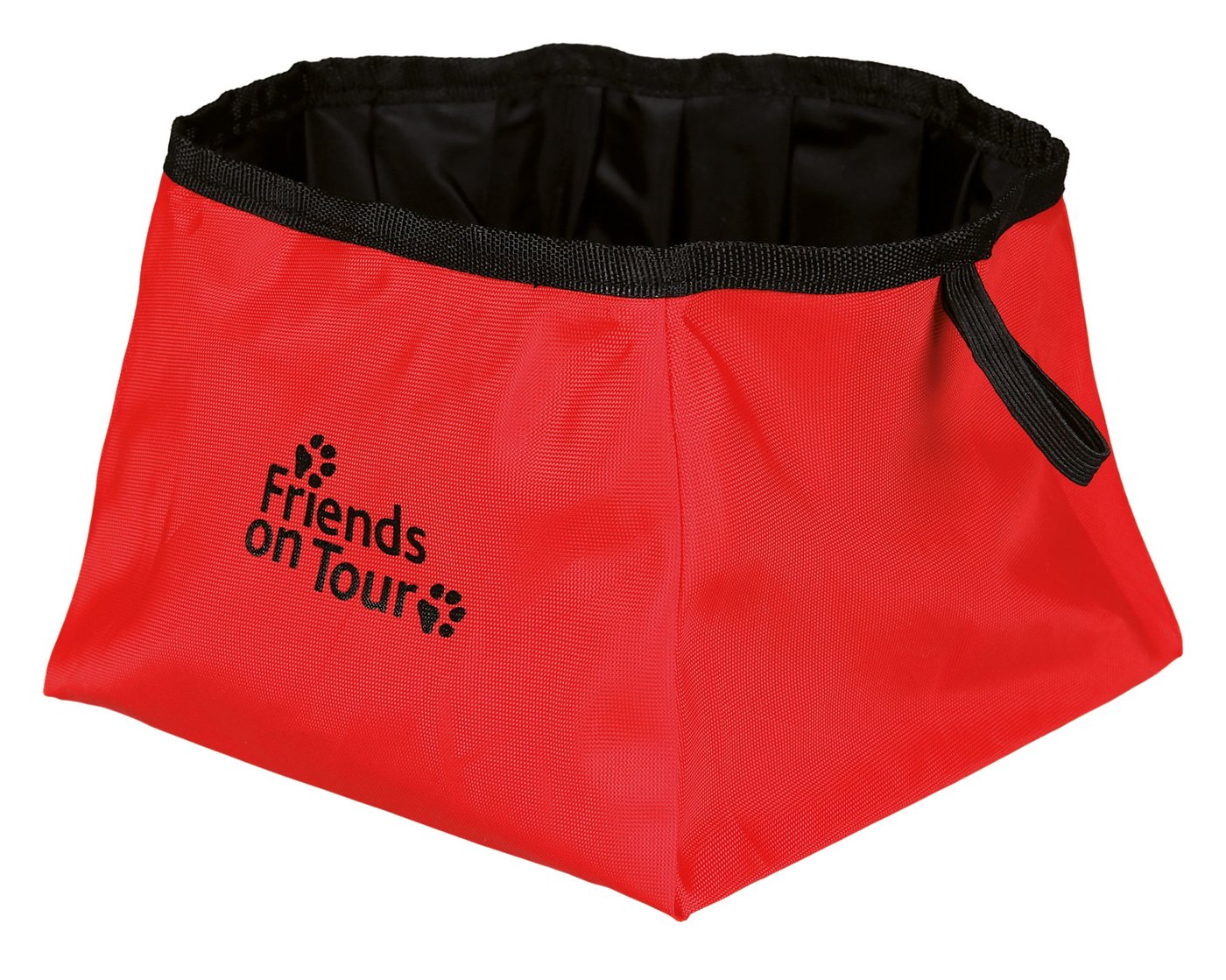 Trixie Travel Dog Water Bowl - Portable Collapsible Pet Drinking Bowl for Dogs & Cats, Lightweight & Durable - Perfect for Hiking, Camping, Travel & Outdoor Adventures (Red)