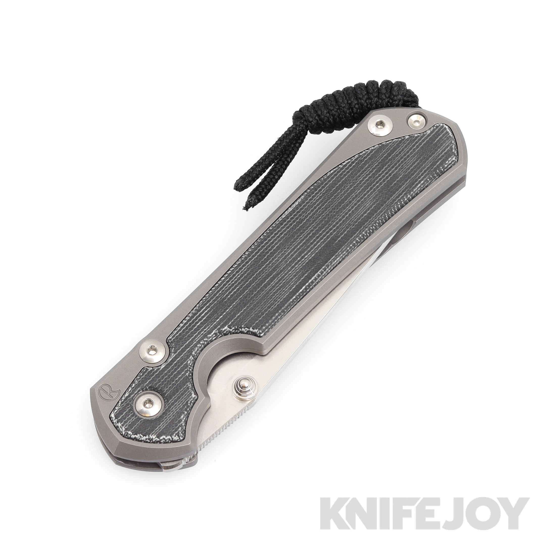 Chris Reeve Knives Large Sebenza 31 Tanto Folding Pocket Knife - Magnacut Steel Blade, Black Canvas Micarta Inlay & Titanium Handles - Perfect for EDC, Outdoor Survival & Tactical Use