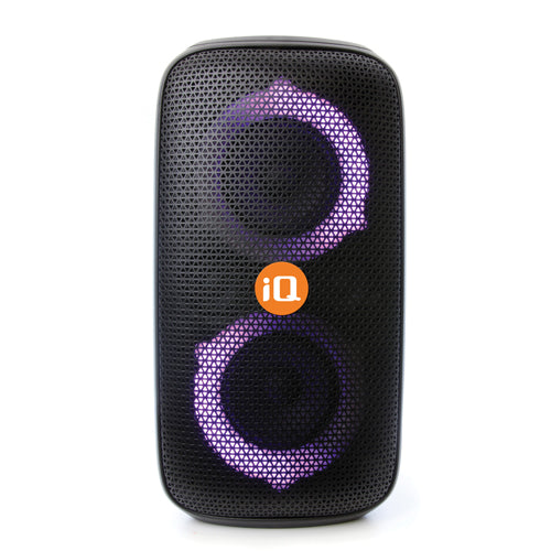 iQ Wave Bluetooth Party Speaker - Portable Wireless Speaker with Powerful Bass, 20H Playtime, IPX5 Waterproof - Perfect for Outdoor Parties, Beach, Pool & Camping