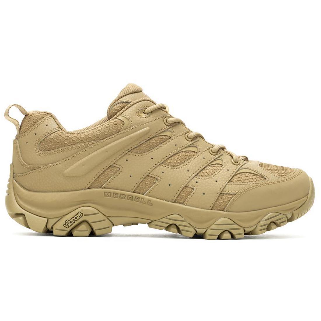 Moab 3 Tactical Men's Work Boots - Dark Coyote Color | Durable & Comfortable Tactical Footwear for Hiking, Construction & Outdoor Adventures