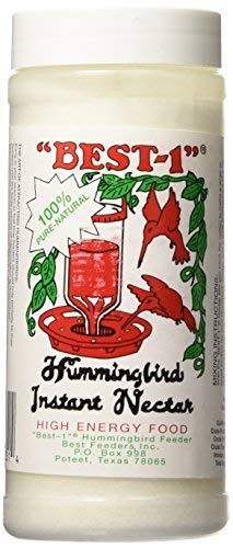 Original Hummingbird Instant Nectar - 4 Jars (14 Oz Each) Makes 56 Oz - Fast & Easy Bird Food - Attract Hummingbirds to Your Garden or Backyard - Made in USA