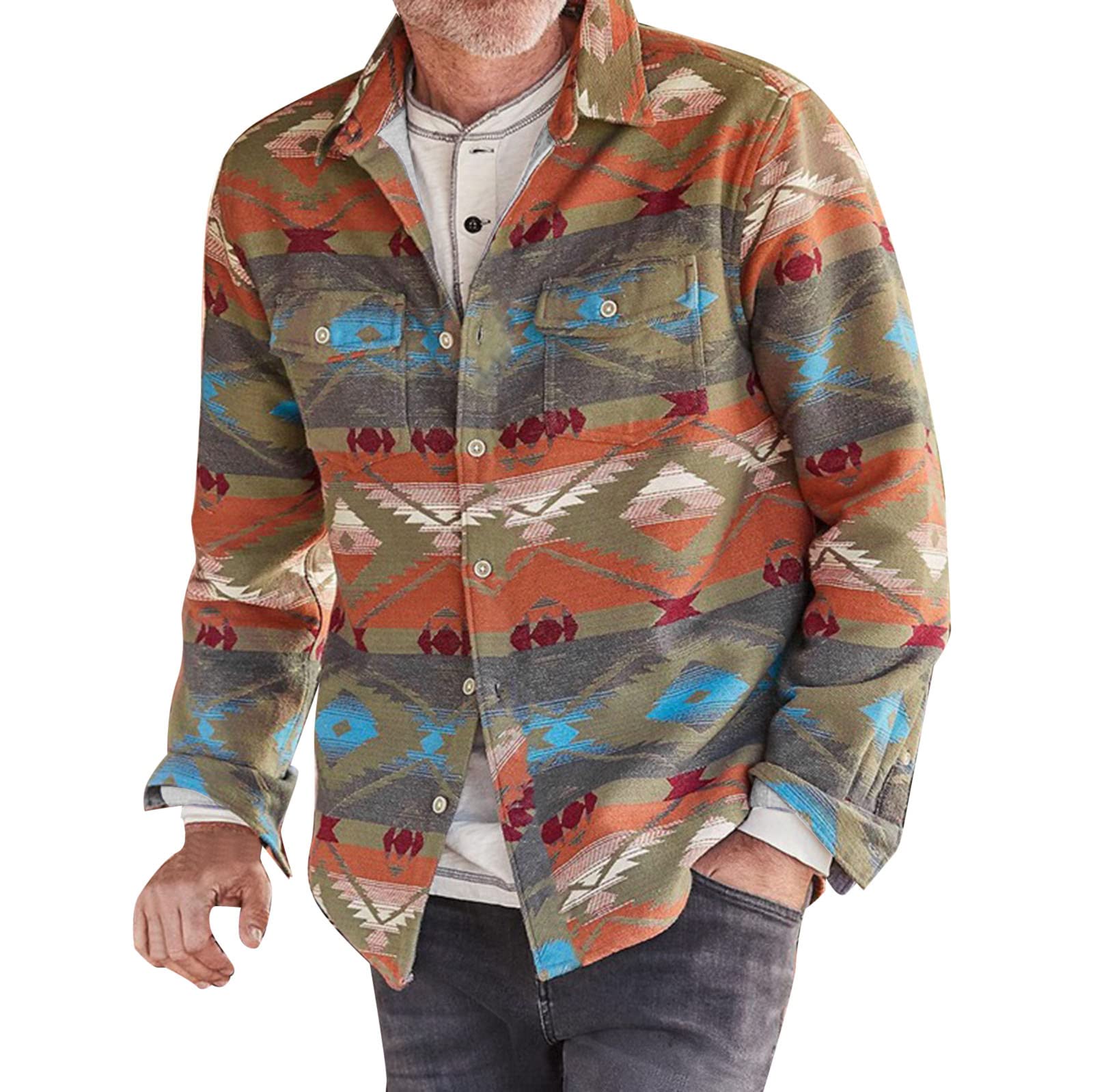 Men's Gym T-Shirt - Button Printing Lapel Coat Jacket for Spring & Autumn Workouts | Casual & Athletic Wear for Gym, Running & Outdoor Activities