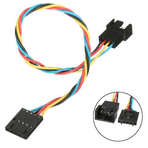 1Pc 5 Pin to 4 Pin Fan Adapter Cable for Dell Computers - Convert PWM to 3-Pin Fan Connector - Perfect for PC Cooling System Upgrades & DIY Builds