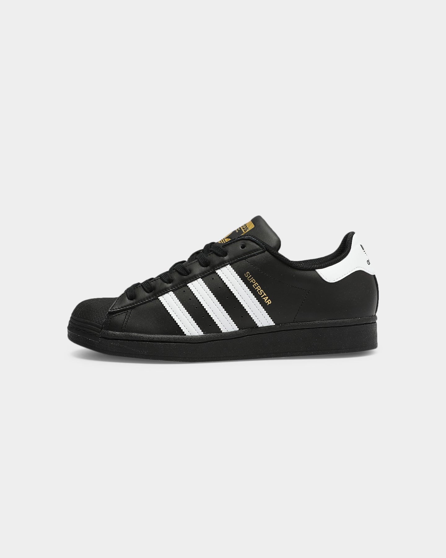 Adidas Men's Superstar Sneakers - Classic Black & White Low-Top Shoes for Casual Wear, Street Style & Everyday Comfort