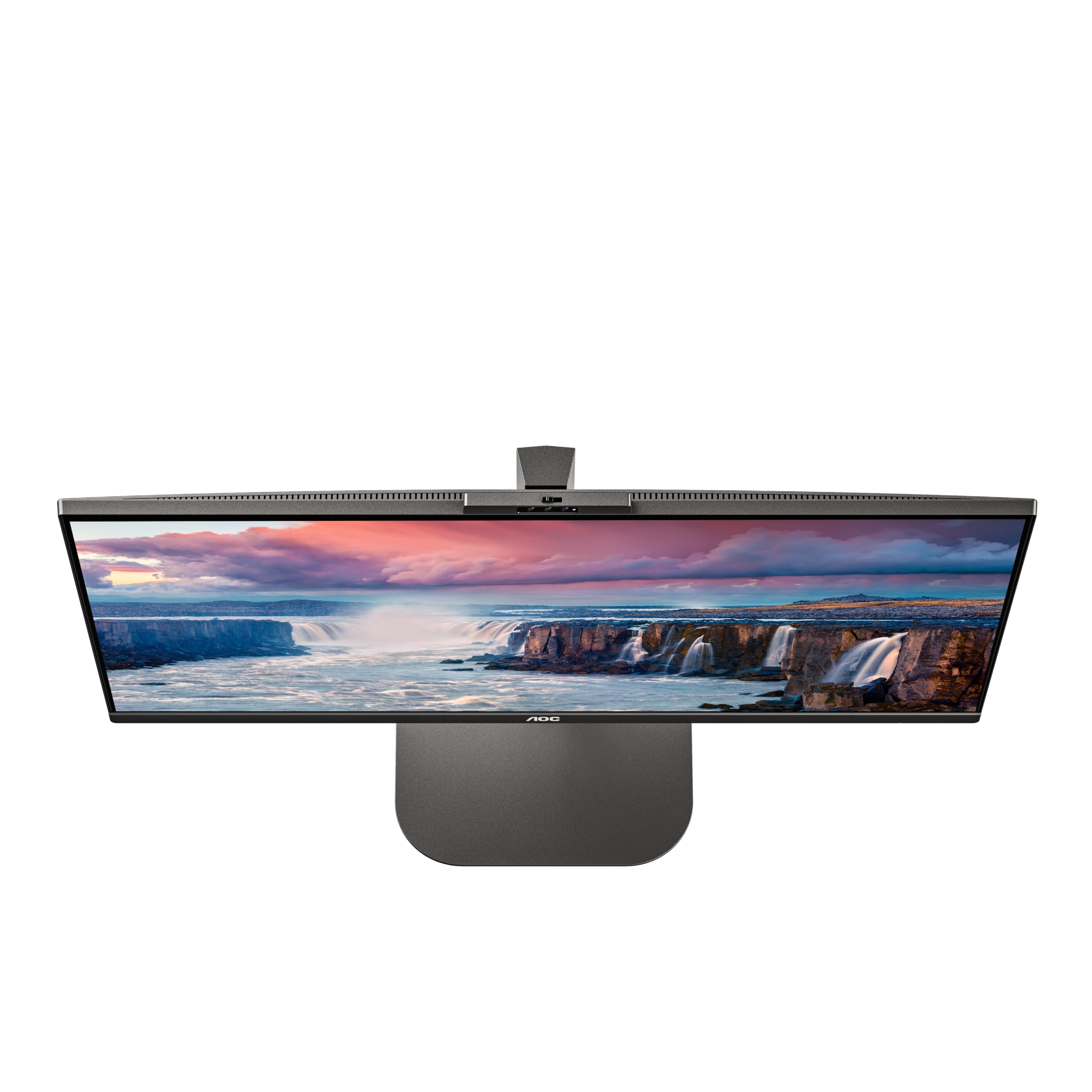AOC Q27V5CW 27-Inch QHD Monitor with Webcam, Speakers, Height Adjustable Stand (2560x1440, 75Hz, HDMI, DisplayPort, USB-C, USB Hub) - Black | Perfect for Home Office, Gaming, and Video Conferencing