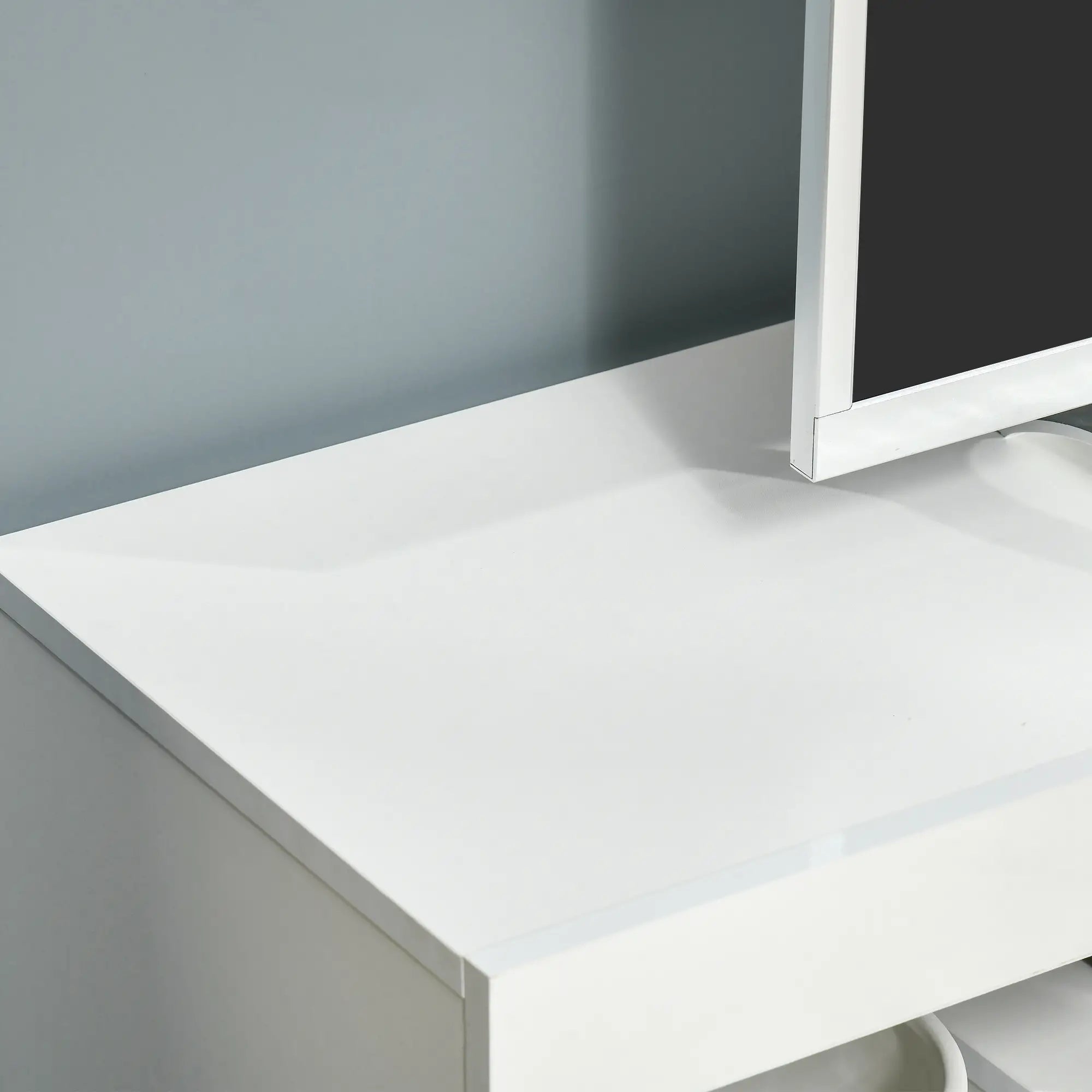 Modern TV Stand with LED Lights & Storage Shelves - 4 Color Options for Living Room, Bedroom & Home Theater Setup