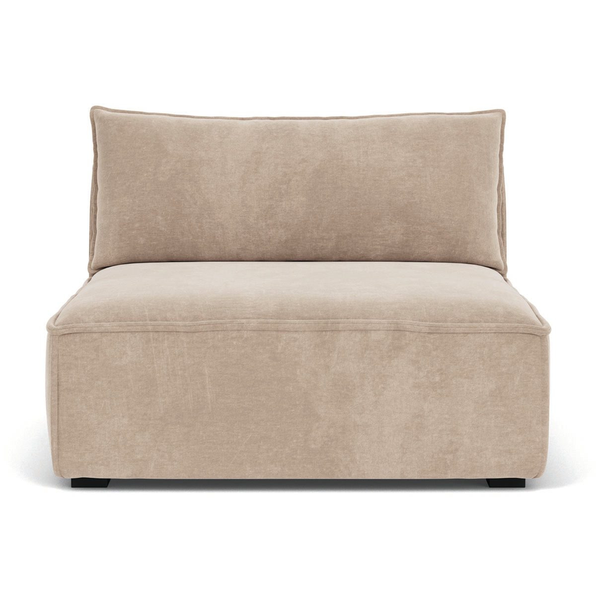 Daphne Fabric Modular 1-Seater Sofa (Armless) - Compact & Stylish for Small Spaces, Apartments, and Living Rooms