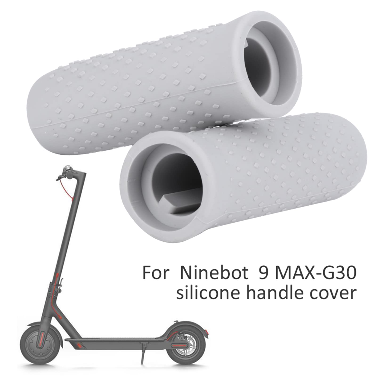 Non-Slip Silicone Handlebar Grips for Ninebot G30 Electric Scooter - Durable, Wear & Tear Resistant Scooter Accessories - Perfect for Commuting, Urban Travel and Outdoor Adventures