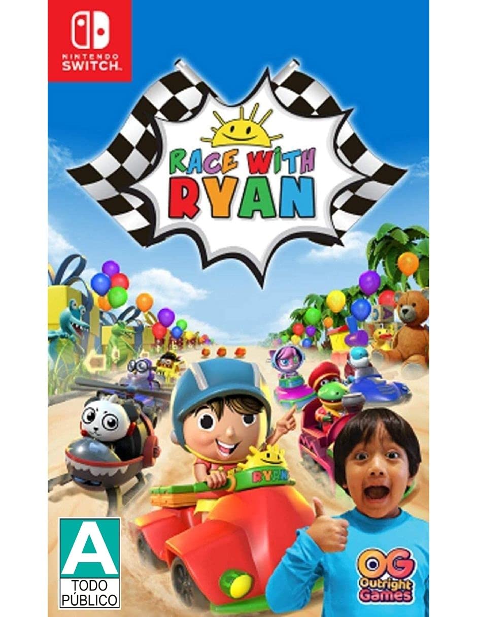 Race with Ryan - Exciting Nintendo Switch Racing Game for Kids - Fun Family Adventure & Multiplayer Party Game