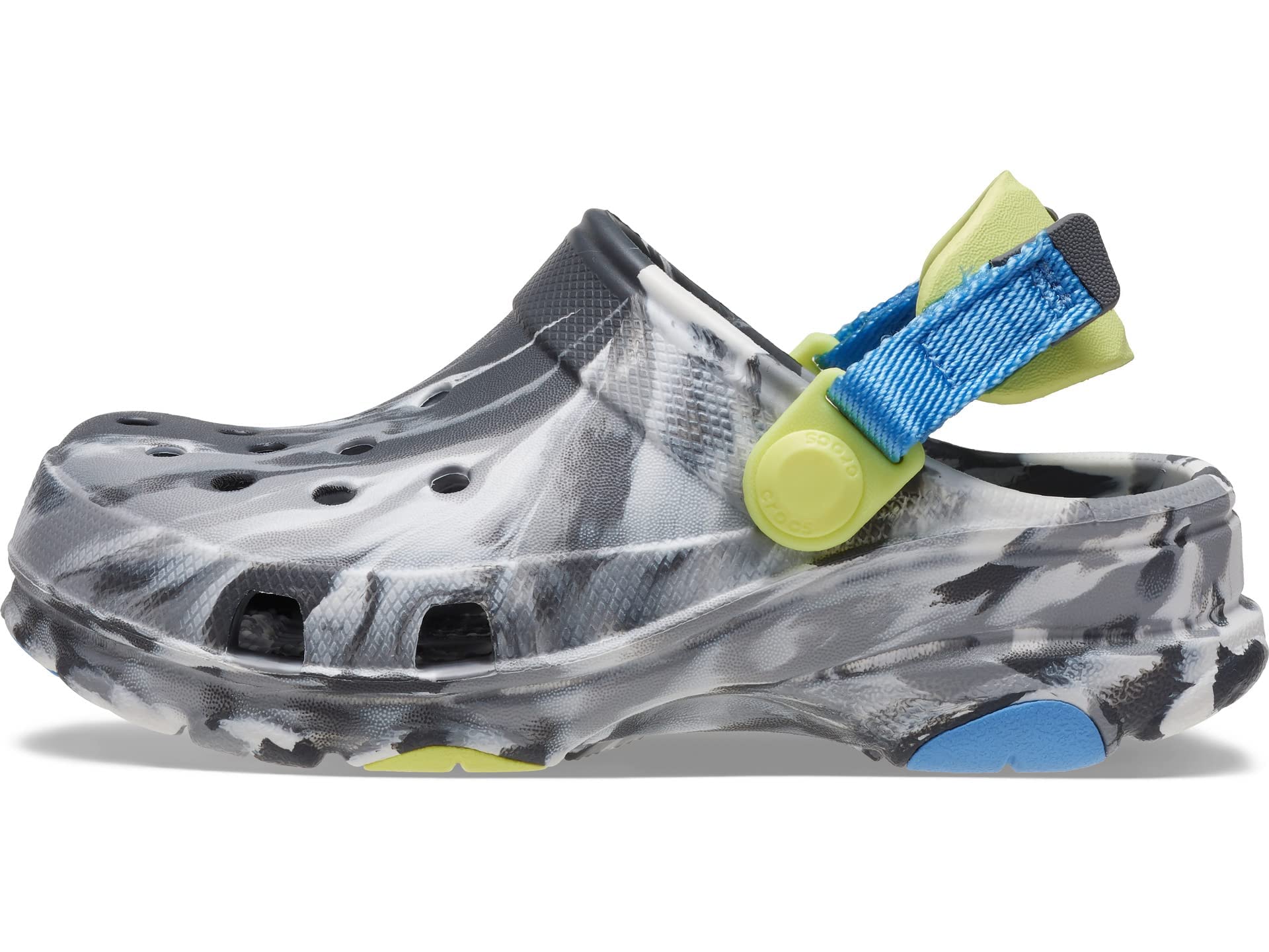 Crocs Unisex-Child All-Terrain Marbled Clog | Waterproof Kids Shoes for Outdoor Play, Beach & Pool | Lightweight Comfortable Slip-Ons for Boys & Girls