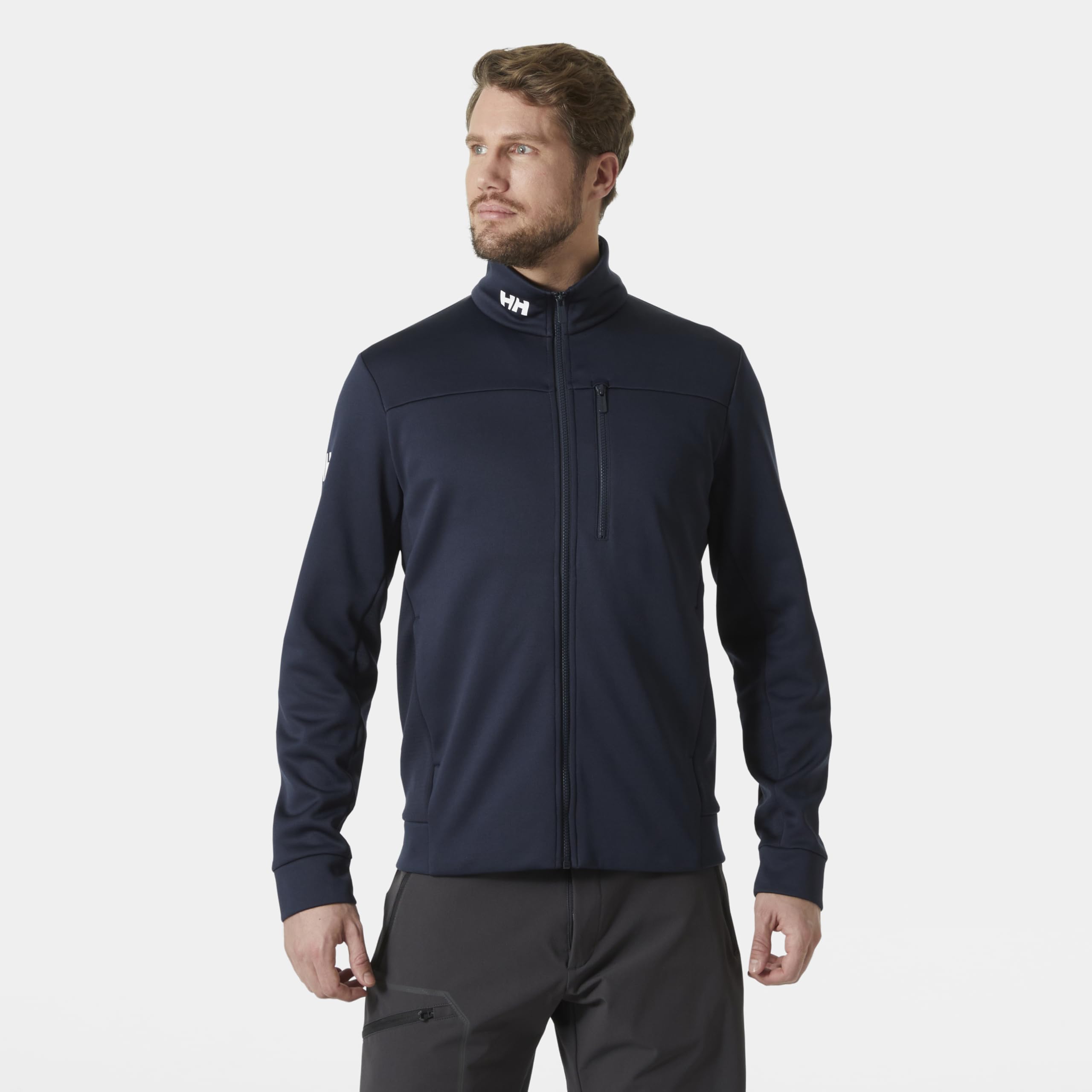 Helly Hansen Men's Crew Fleece Jacket - Lightweight Warm Winter Pullover for Outdoor Activities, Hiking & Casual Wear