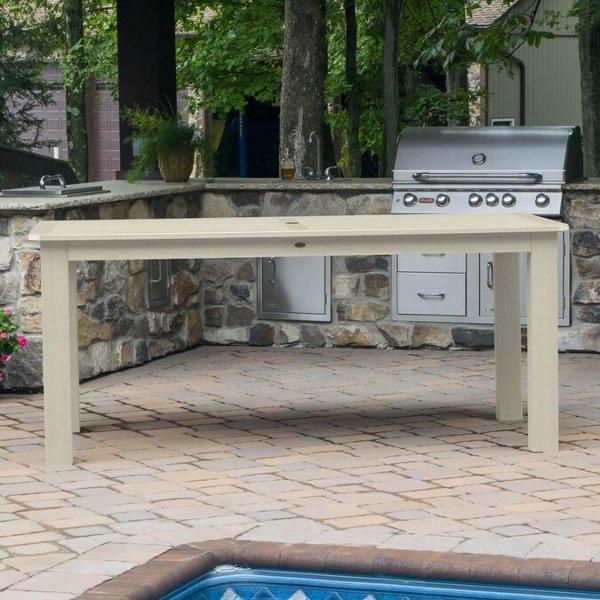 Lehigh 7-Piece Rectangular Counter Height Outdoor Dining Set - Patio, Garden, Backyard Furniture for Dining & Entertaining