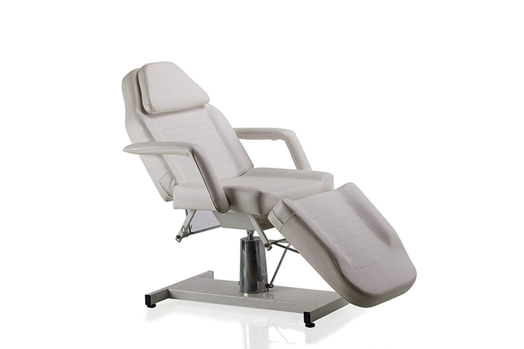 Premium PU Spa Facial Massage Table - Adjustable Multi-Function Beauty Bed for Salon & Home Use - White Professional Massage Table for Facials, Waxing & Body Treatments