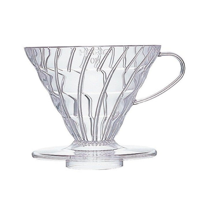 Hario V60 02 Plastic Coffee Dripper - Pour Over Coffee Maker for Home & Office Brewing | Ideal for Specialty Coffee Lovers & Baristas