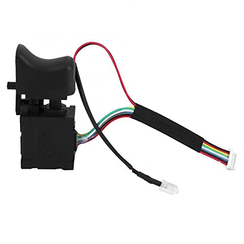 7.2V-24V Brushless Electric Drill Speed Controller - Adjustable CW/CCW Cordless Drill Trigger Switch with LED Light for DIY Projects, Woodworking & Home Repairs