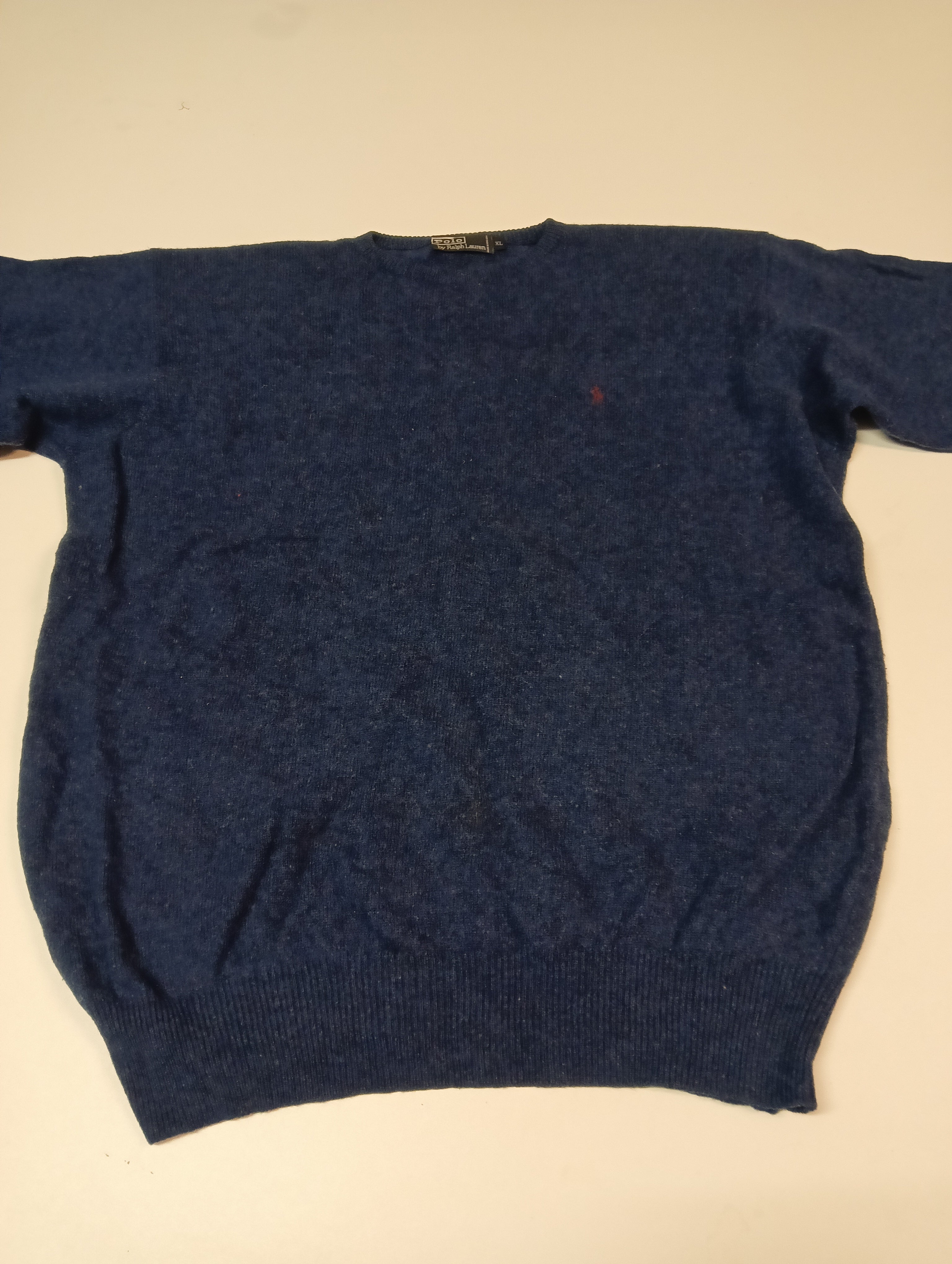 Vintage Ralph Lauren Wool Pullover Sweater XL 1022 - Cozy Winter Knit for Men, Perfect for Casual Outings & Cold Weather Layering