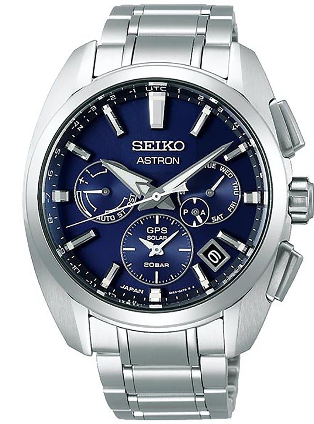 SEIKO ASTRON GLOBAL LINE SBXC065 GPS Solar Watch - Made in Japan JDM - Luxury Men's Dress Watch for Business & Formal Occasions