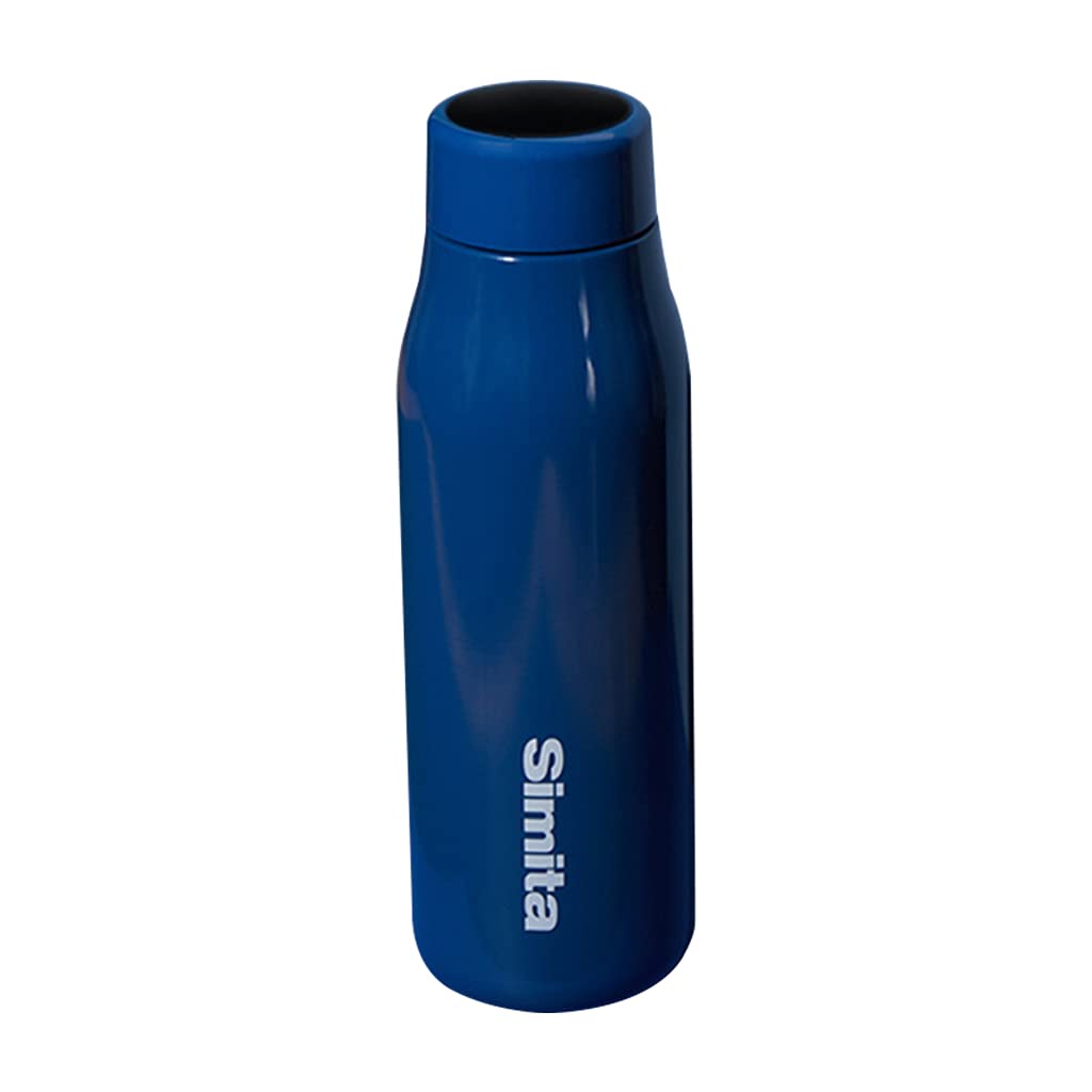 LED Digital Temperature Display Stainless Steel Vacuum Thermos Bottle - Insulated Coffee & Water Flask for Kids, Adults | Perfect for School, Office, Travel & Outdoor Activities | Blue