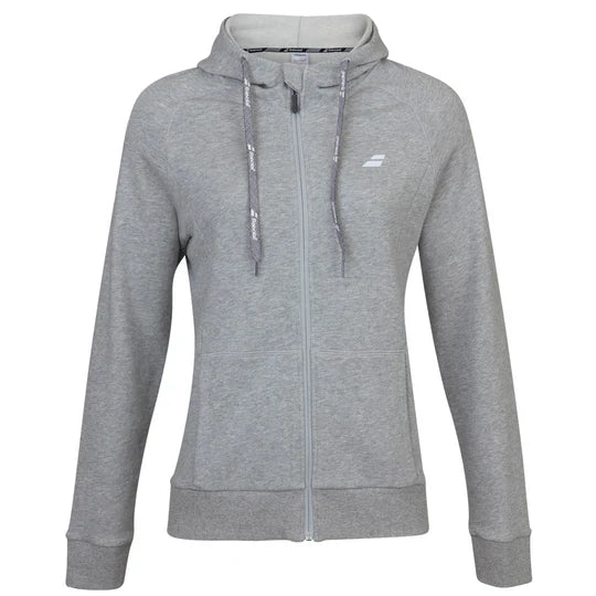 Babolat Women's Exercise Hoodie Jacket - High Rise Athletic Hooded Sweatshirt for Running, Yoga & Gym Workouts