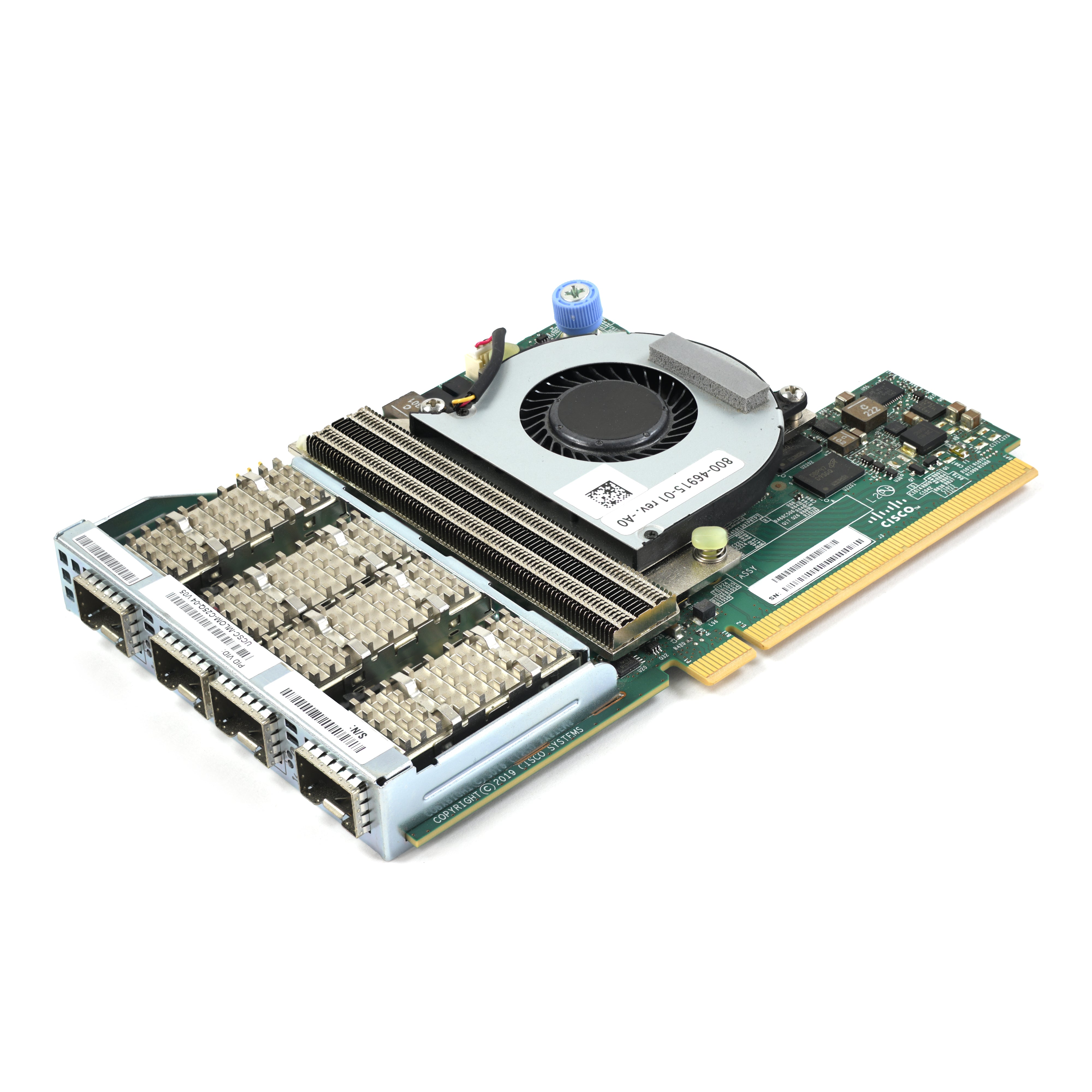 Cisco UCSC MLOM C25Q-04 Quad Port 25GB SFP28 Network Daughter Card for High-Speed Data Center & Cloud Computing Applications