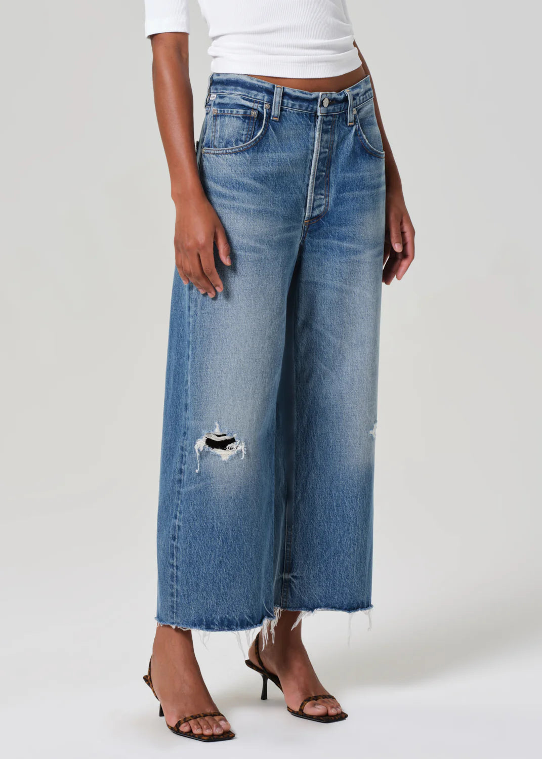 Ayla Raw Hem Crop Top - Women's Fashion Boho Chic Blouse for Summer Outfits & Casual Wear | Perfect for Beach, Music Festivals & Daily Style
