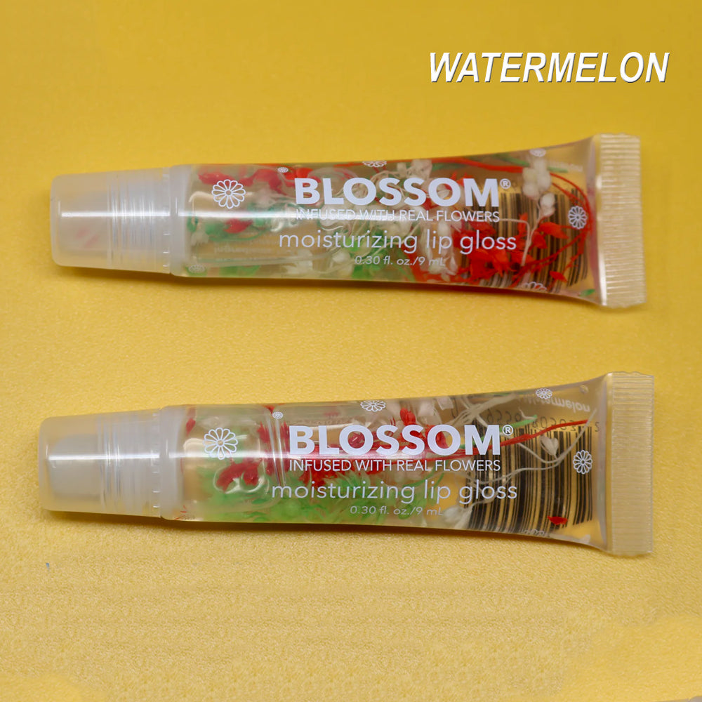 Blossom Moisturizing Lip Gloss - Clear Hydrating Lip Gloss with Vitamin E - 2 Pack Lip Smackers for Soft, Shiny Lips | Perfect for Daily Wear & Special Occasions