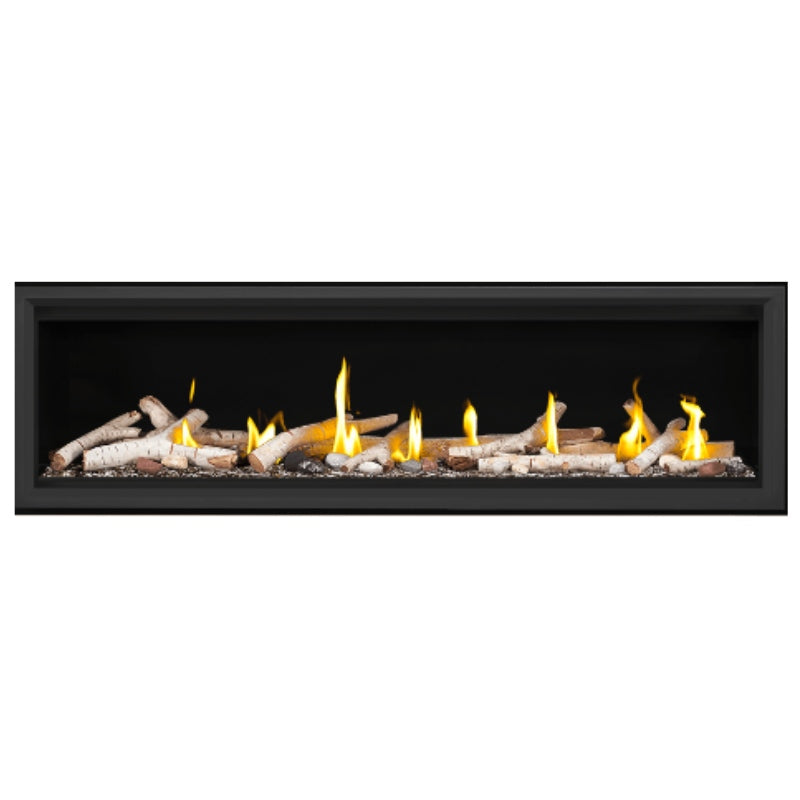 Napoleon Vector 62 Linear Direct Vent Gas Fireplace - LV62N | Modern Indoor Heating Solution for Living Rooms & Bedrooms | Energy Efficient & Stylish Home Decor