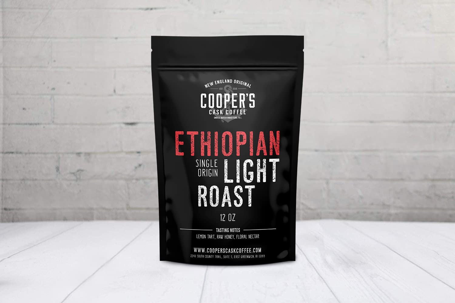 Ethiopian Light Roast Ground Coffee - Single Origin, Bold & Aromatic for Home Brewing