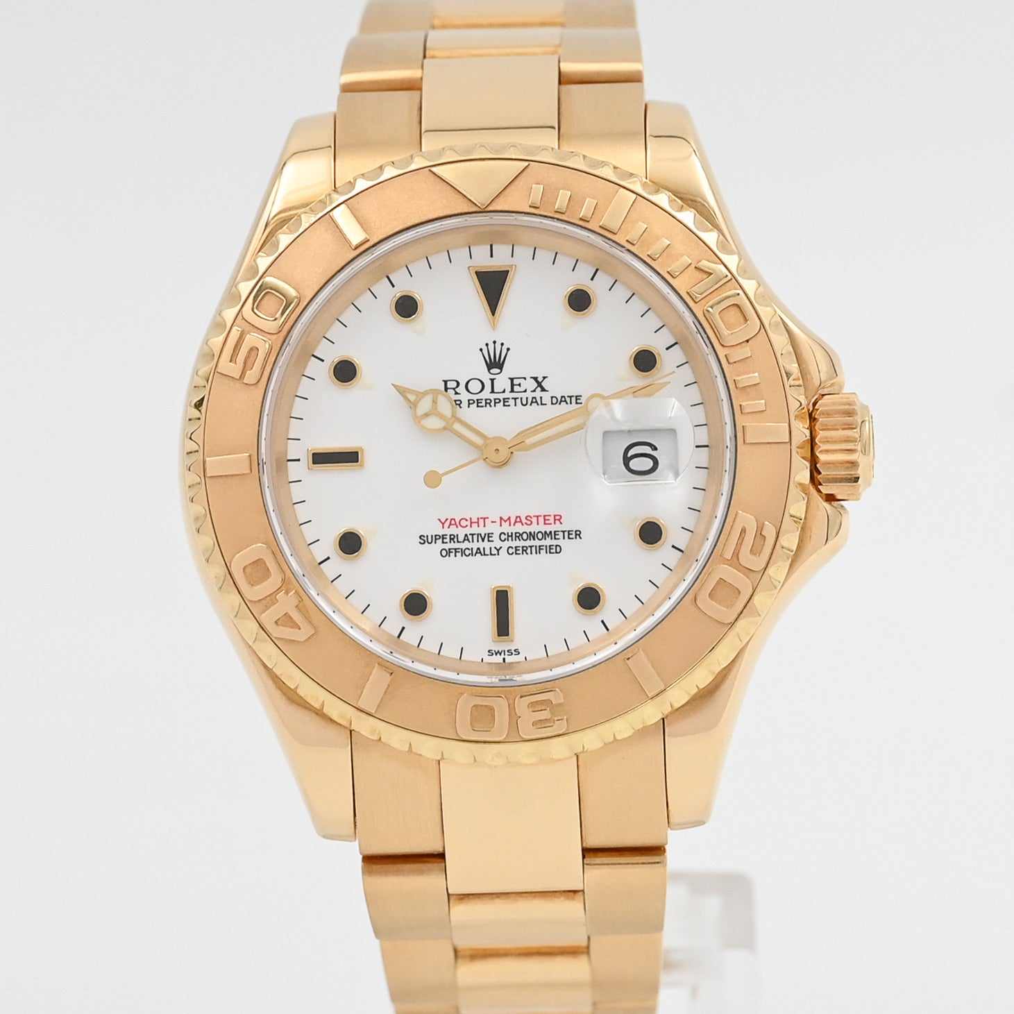 Authentic Rolex Yacht-Master 40mm Men's Luxury Watch - Stainless Steel & Gold - 1999 Vintage Model - Perfect for Sailing, Yachting & Luxury Events
