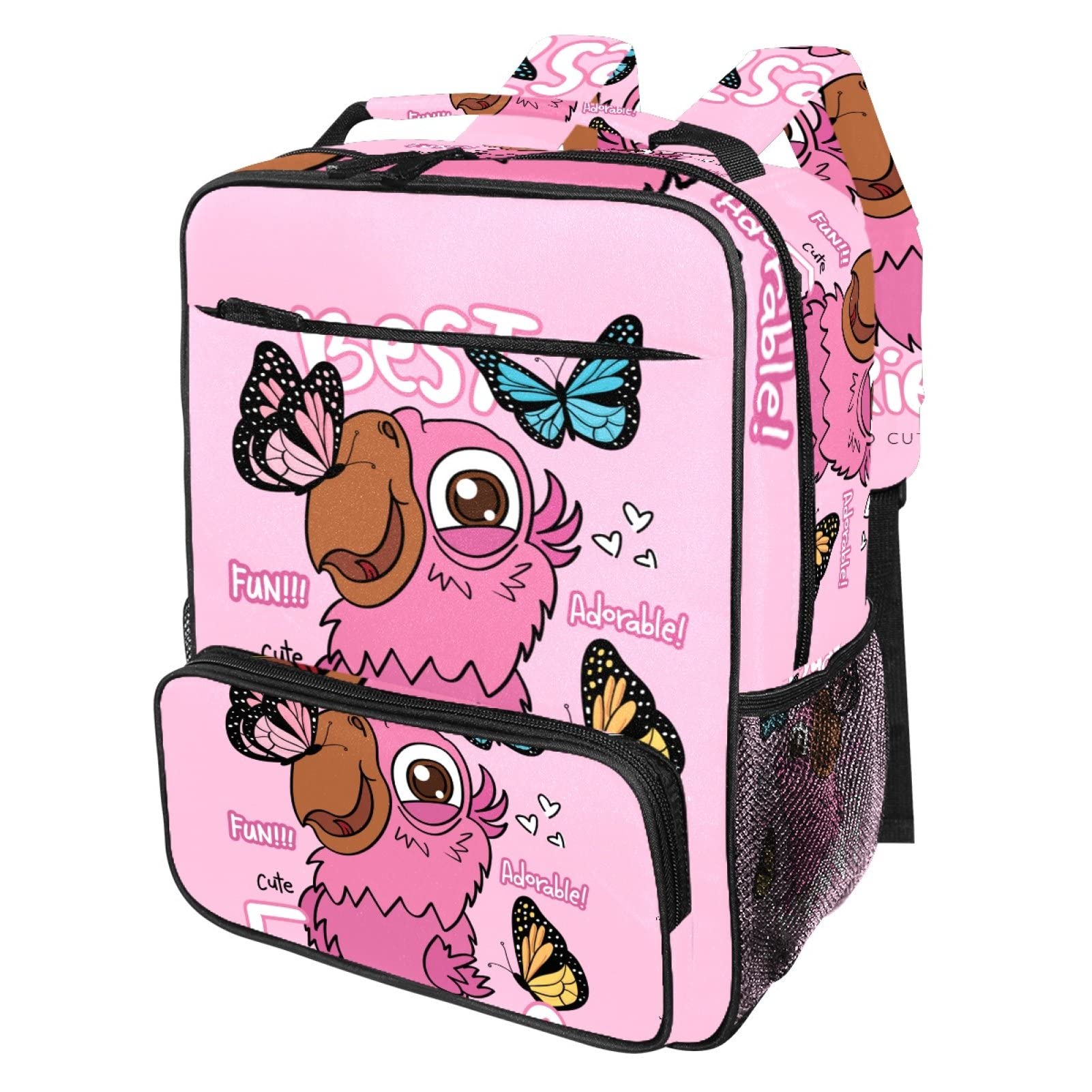 Butterfly Bird Cute Teenage Girls Backpack for School, Travel, and Everyday Use - Lightweight Durable Laptop Backpack for Teens, Perfect for High School, College, and Weekend Getaways