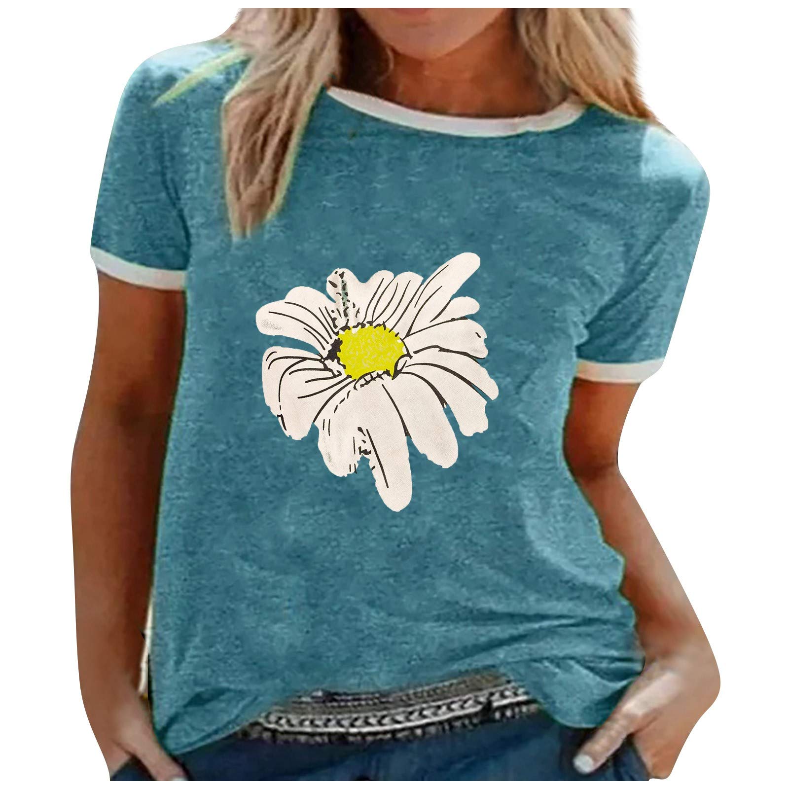 Vintage Valentine's Day T-Shirts for Women - Cute Summer Blouse & Casual Tee - Perfect for Date Nights, Gifts & Everyday Wear