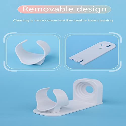 4Pcs Electric Toothbrush Holder Set - Wall Mounted Traceless Stand Rack Organizer for Bathroom | Space Saving Toothbrush Storage | Perfect for Electric Toothbrushes, Bathroom Organization & Small Spaces