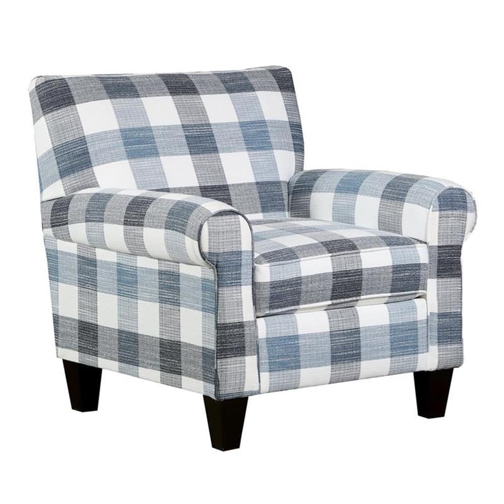 Furniture of America Graw Stripe Fabric Upholstered Chair - Multi-Color Accent Chair for Living Room, Bedroom & Office - Comfortable Modern Upholstery Seating for Home Decor
