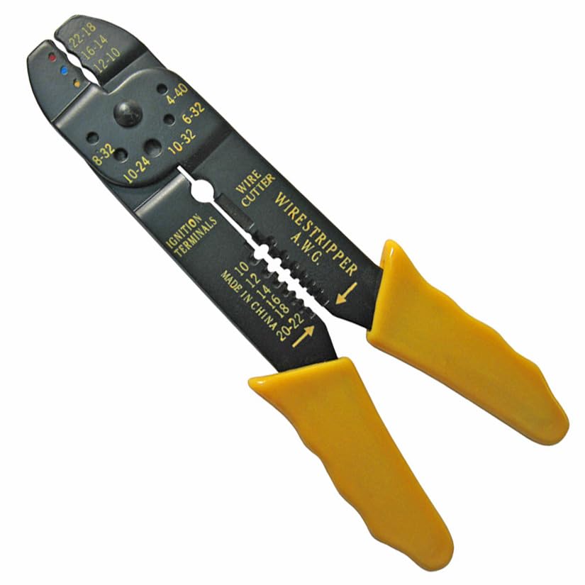 0100PT Hand Crimping Tool - Professional Wire Terminal Crimper for Electrical Connections | Ideal for DIY, Automotive, and Home Electrical Projects