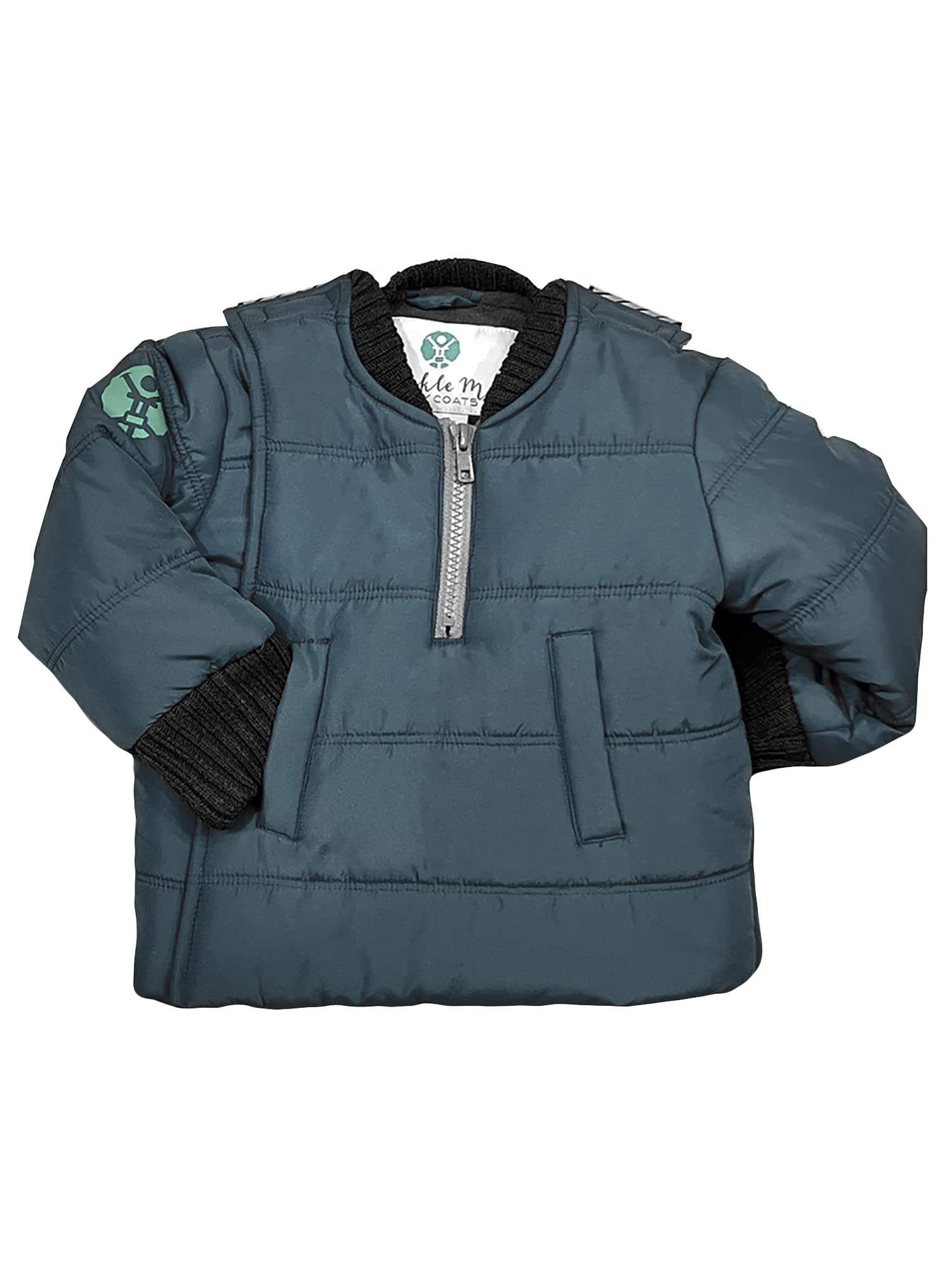 Buckle Me Baby Coat - Safe Winter Car Seat Jacket for Boys & Girls, Thick Puffy Snow Coat (As Seen on Shark Tank) - Perfect for Winter Travel, Outdoor Play & School