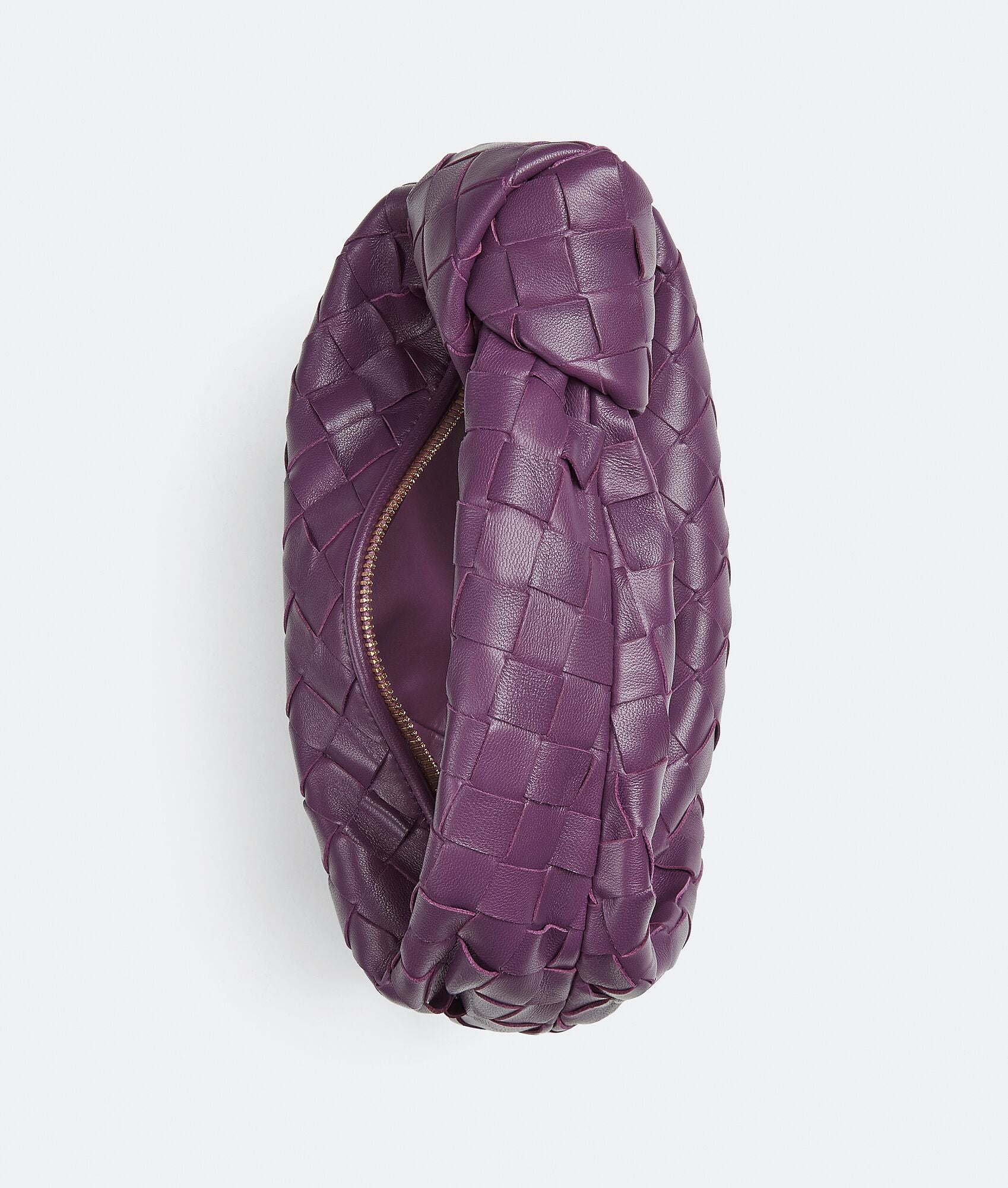 Jodie Mini Intrecciato Crossbody Bag in Eggplant Purple - Elegant Leather Purse for Women | Perfect for Date Night, Office & Evening Events