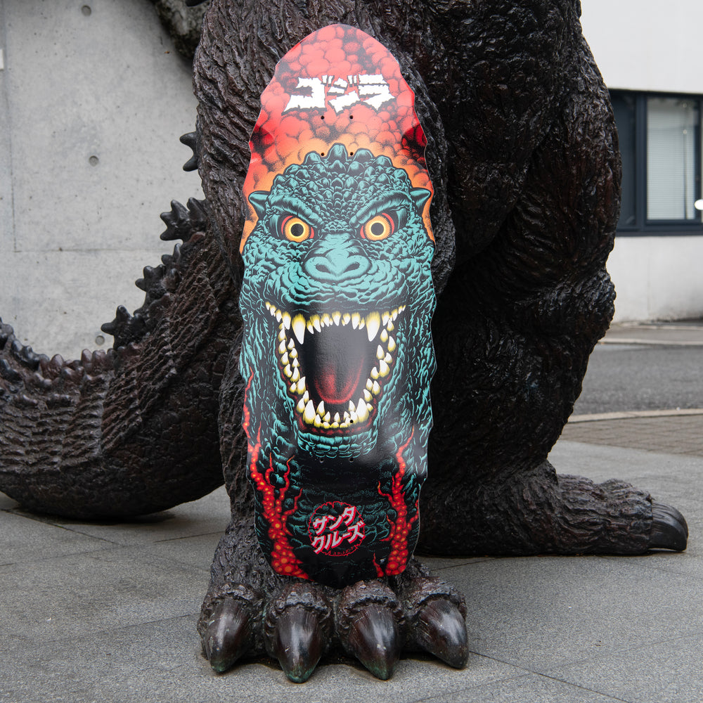 11 Godzilla Destroyer Santa Cruz Skateboard Deck - Premium 7-Ply Maple Wood Skateboard for Street & Park Riding - Perfect for Skaters & Collectors