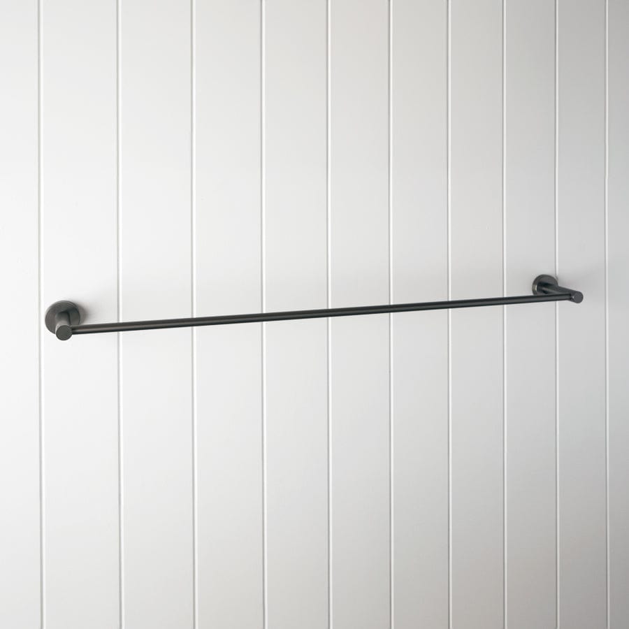 Premium Gunmetal Towel Rail - Durable & Stylish Bathroom Organizer for Towels & Robes - Perfect for Modern Homes & Spas