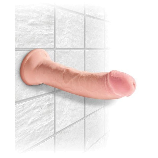 King Cock Plus 8 Inch Triple Density Realistic Dildo - Lifelike Adult Toy for Couples & Solo Play, Perfect for BDSM, Roleplay & Spicing Up Your Sex Life