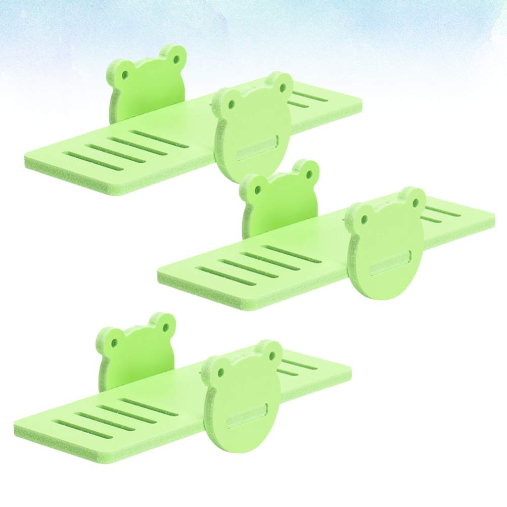 Balacoo 3-Piece Hamster Chew Toys & Exercise Set - Natural Wooden Climbing Toys for Hamsters, Guinea Pigs & Small Pets - Cage Accessories for Playtime & Dental Health