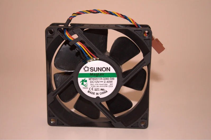 Original: Dell OptiPlex 390 790 990 7010 9010 Cooling Fan MF80201VX Q060 S99 7G45T 07G45T   Optimized: Dell OptiPlex 390/790/990/7010/9010 CPU Cooling Fan Replacement - Compatible with MF80201VX, Q060, S99, 7G45T, 07G45T - Perfect for Office Desktops & Workstations
