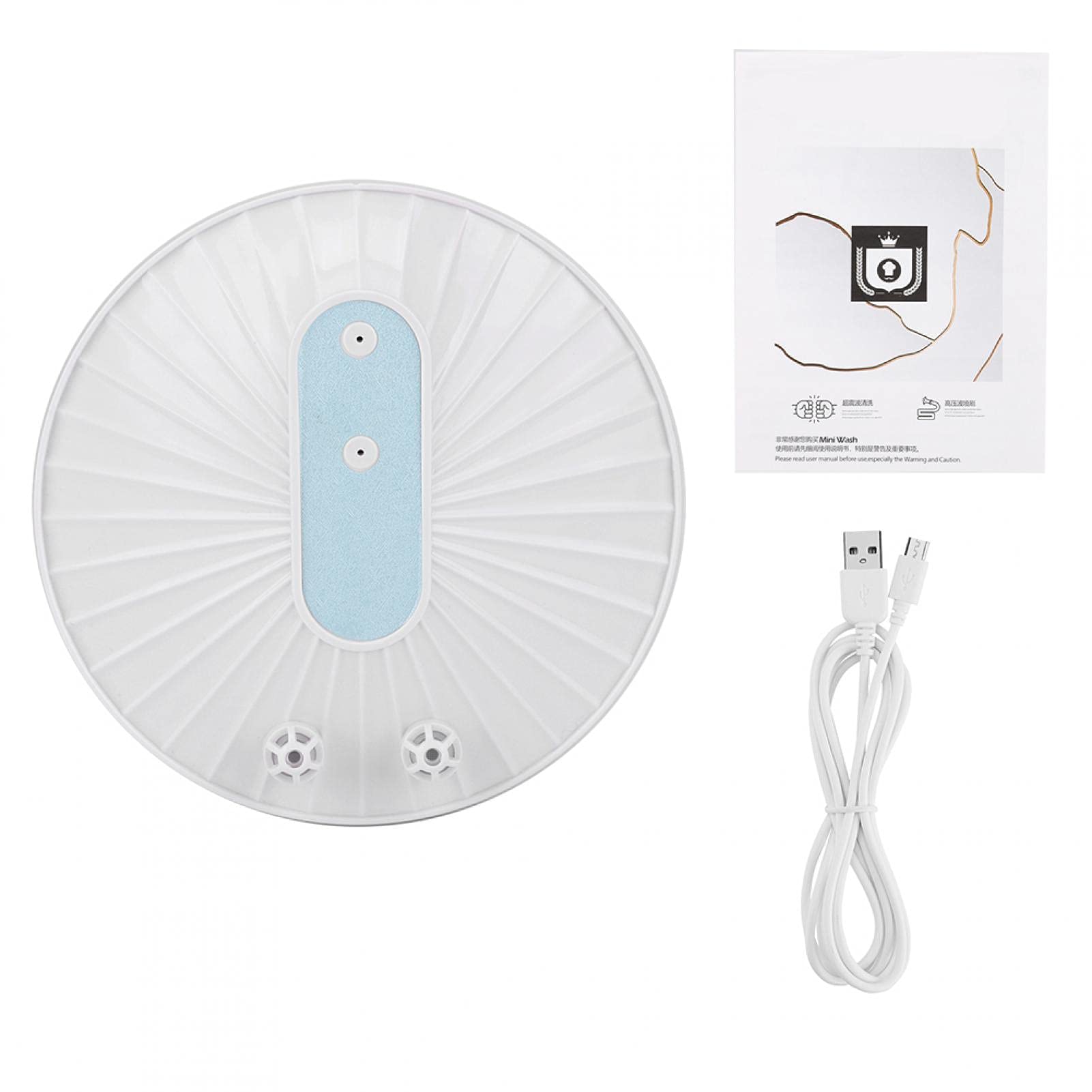 Horoper Ultrasonic Dishwasher - Mini Portable Rechargeable Dishwasher for Kitchen | Compact & Multifunctional | Perfect for Small Apartments, Camping & RVs (Blue)