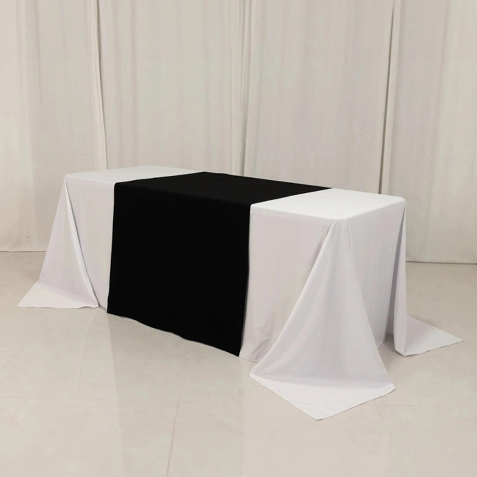 36 x 72 Inch Premium Polyester Table Runner for Dining Room, Wedding, Party Decor - Wrinkle & Stain Resistant Tablecloth