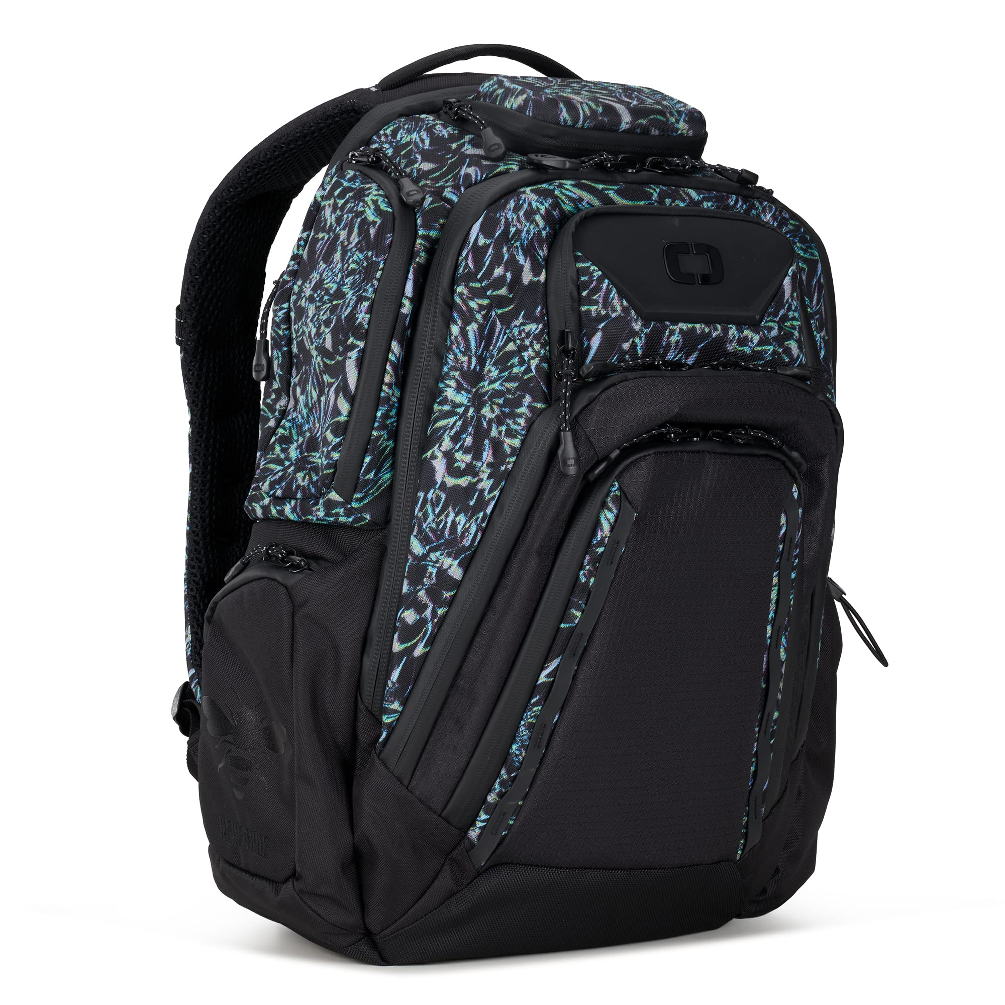OGIO Renegade PRO Backpack - Durable Laptop Backpack for Men & Women, 17-Inch Laptop Compartment, Wildflowers Design - Perfect for Travel, Work & Outdoor Adventures