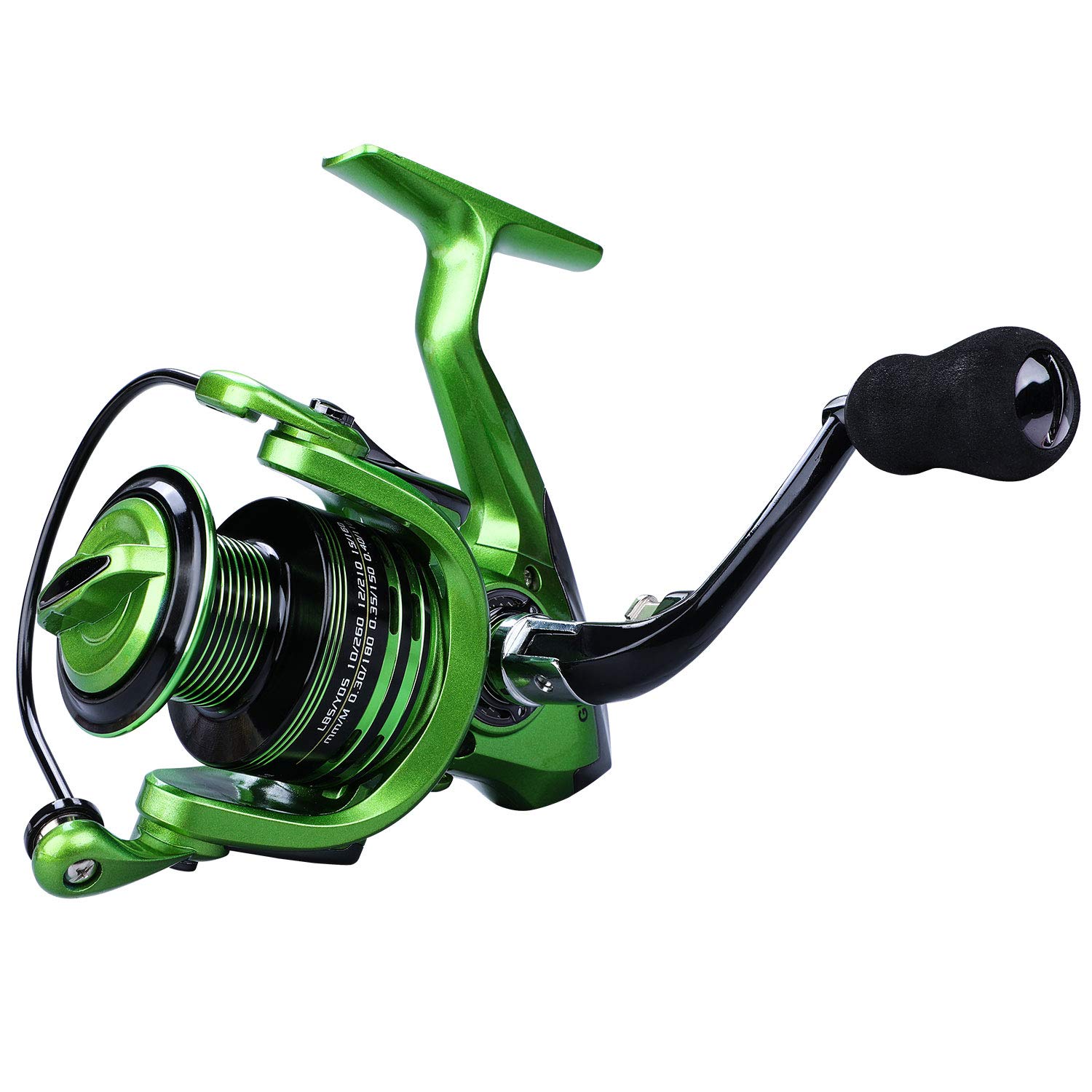 Premium 13+1BB Lightweight Spinning Fishing Reel - Ultra Smooth Saltwater & Freshwater Fishing Gear for Bass, Trout & Surf Casting | Perfect for Shore Fishing & Boat Angling