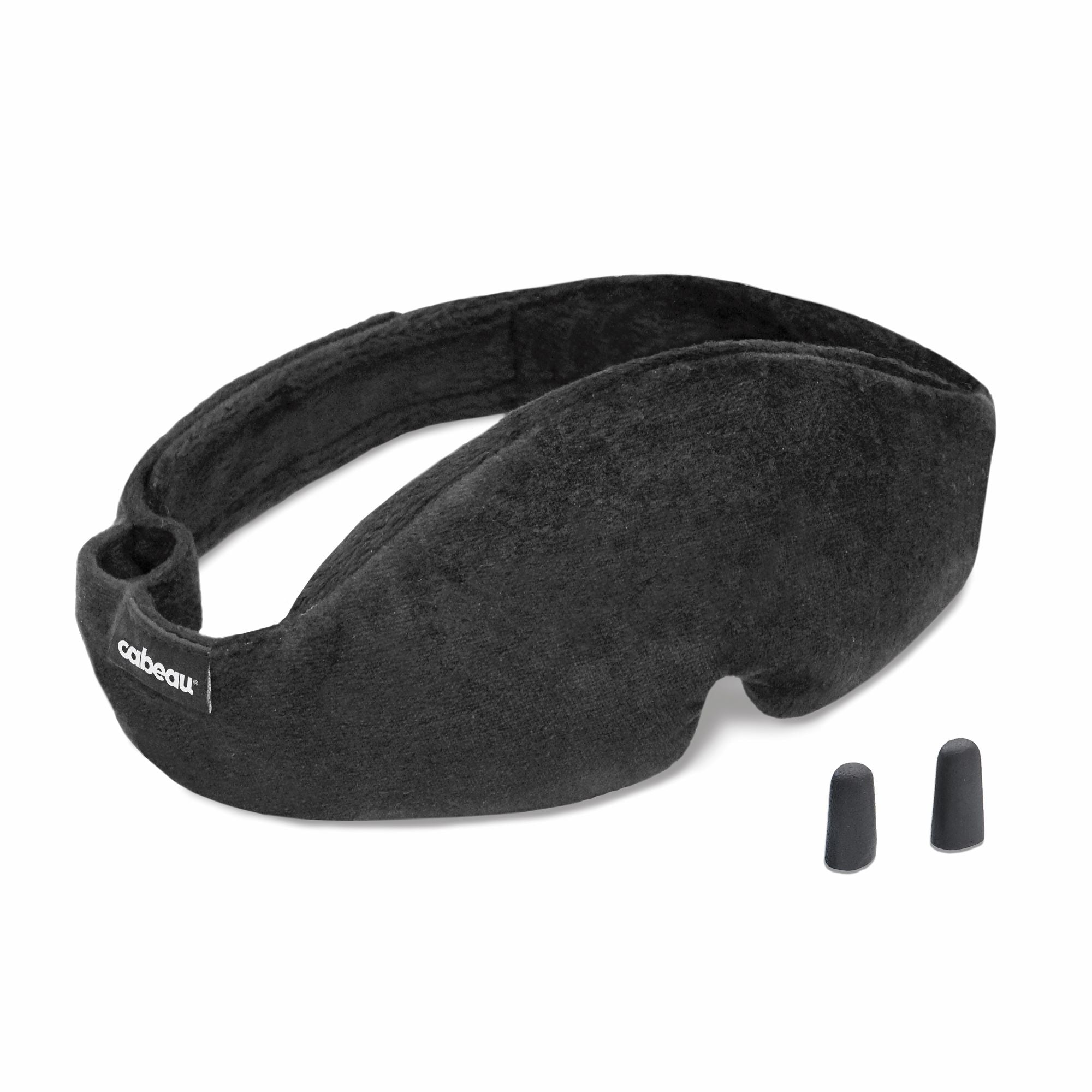CABEAU Midnight Magic Sleep Mask - Blackout Eye Mask for Travel & Night Sleep, Soft & Comfortable, Perfect for Flights, Naps & Relaxation