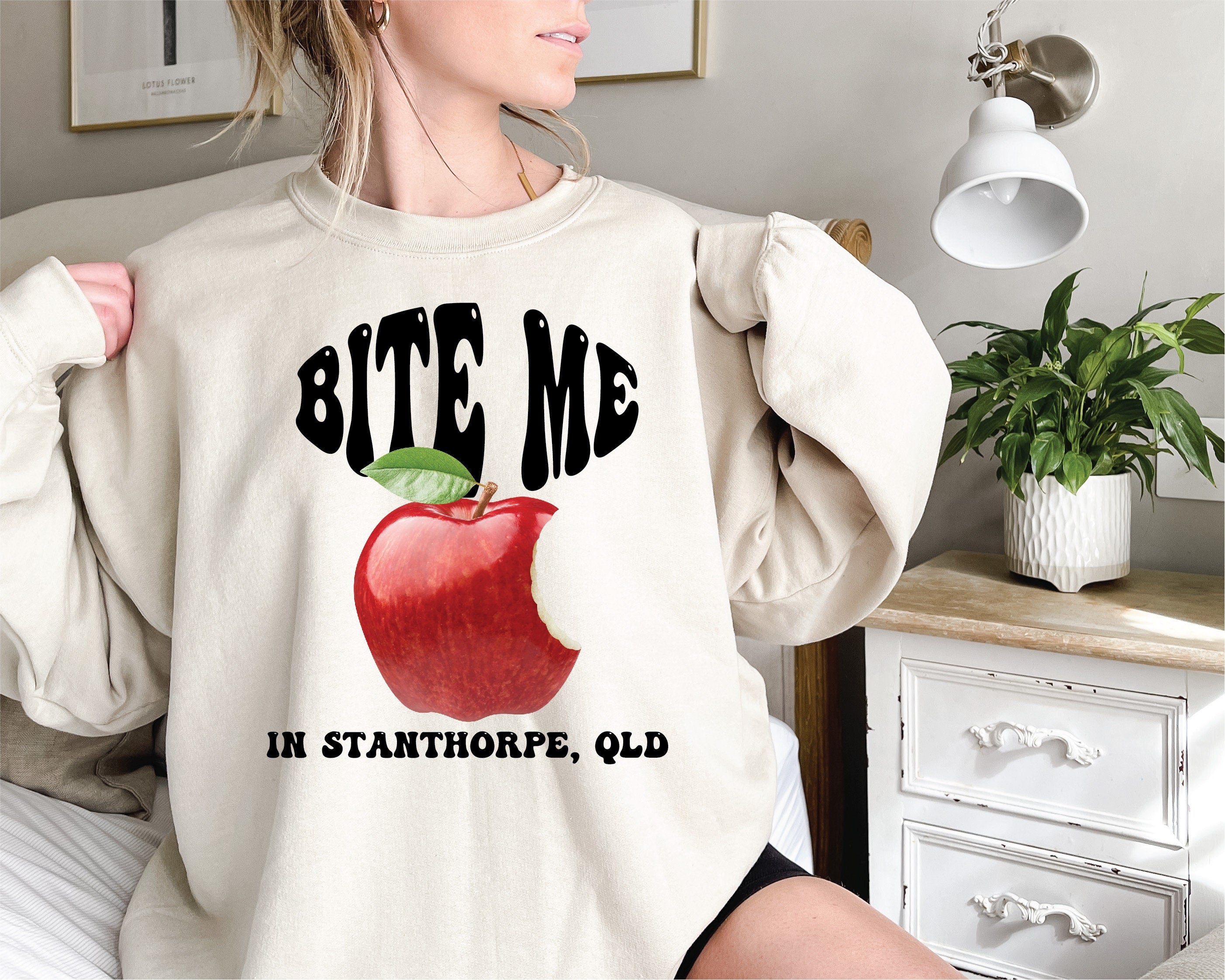 Bite Me in Stanthorpe - Funny Sarcastic T-Shirt for Men & Women | Perfect for Gifts, Parties & Casual Wear