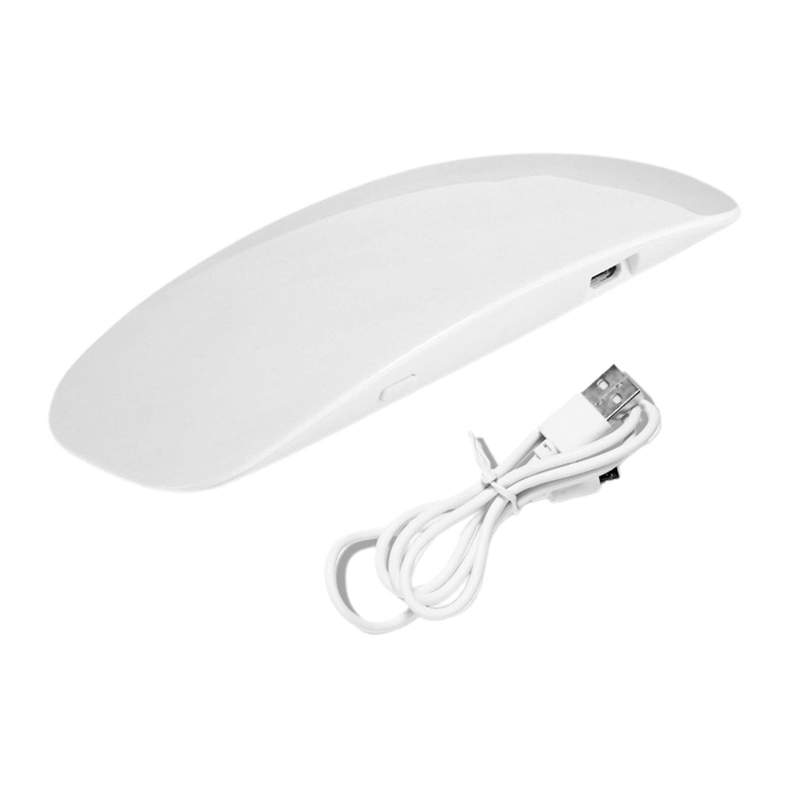 Professional 6W UV LED Nail Lamp for Gel Polish - Portable Mini Nail Dryer with Fast Curing, Perfect for Home Manicures & Salon Nail Art (White) - Ideal for Gel Nails, Acrylics & DIY Nail Designs
