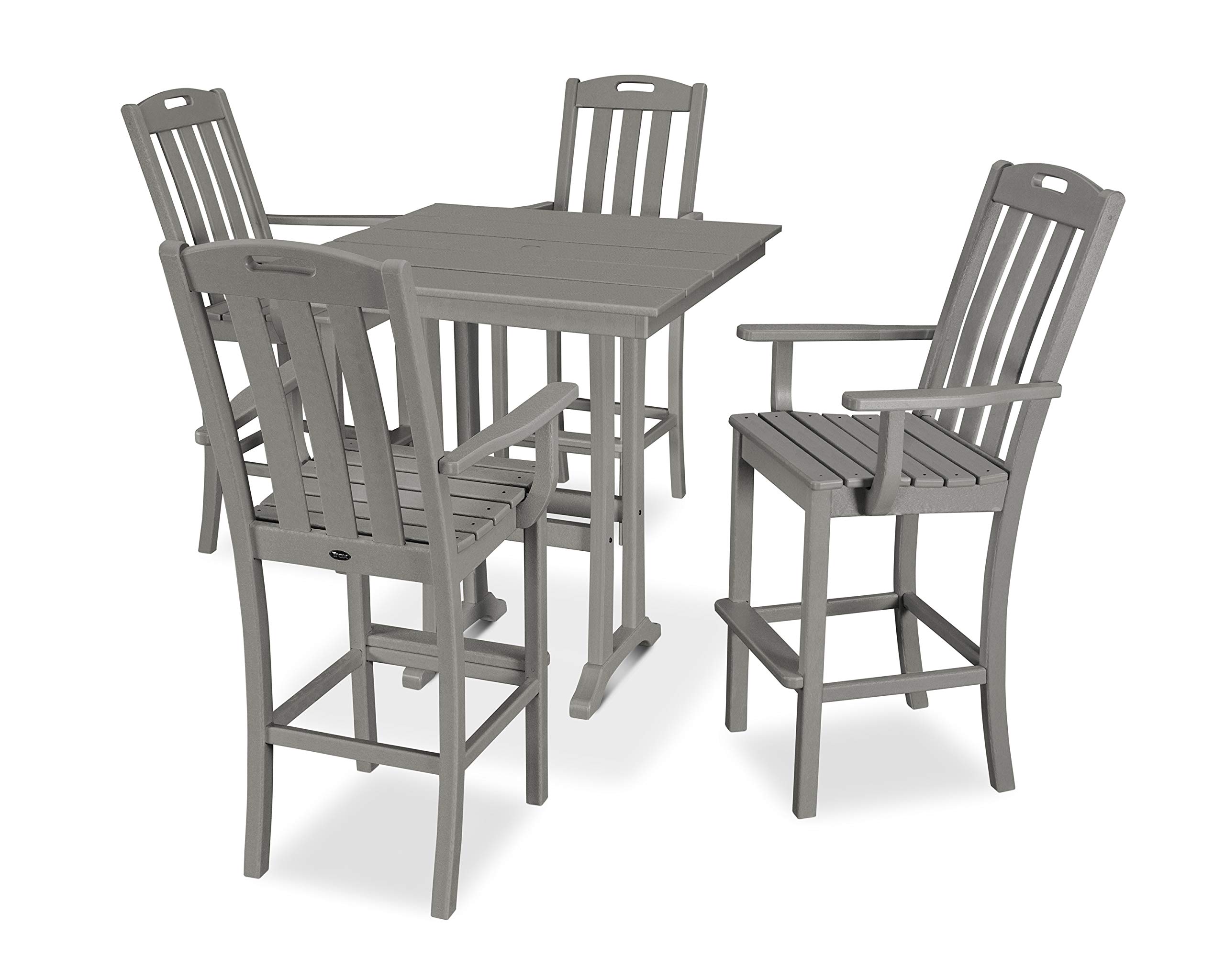 Trex Outdoor Furniture™ Yacht Club 7-Piece Dining Set with Stepping Stone Design - Weather-Resistant Patio Furniture for Poolside, Deck, and Backyard Entertaining