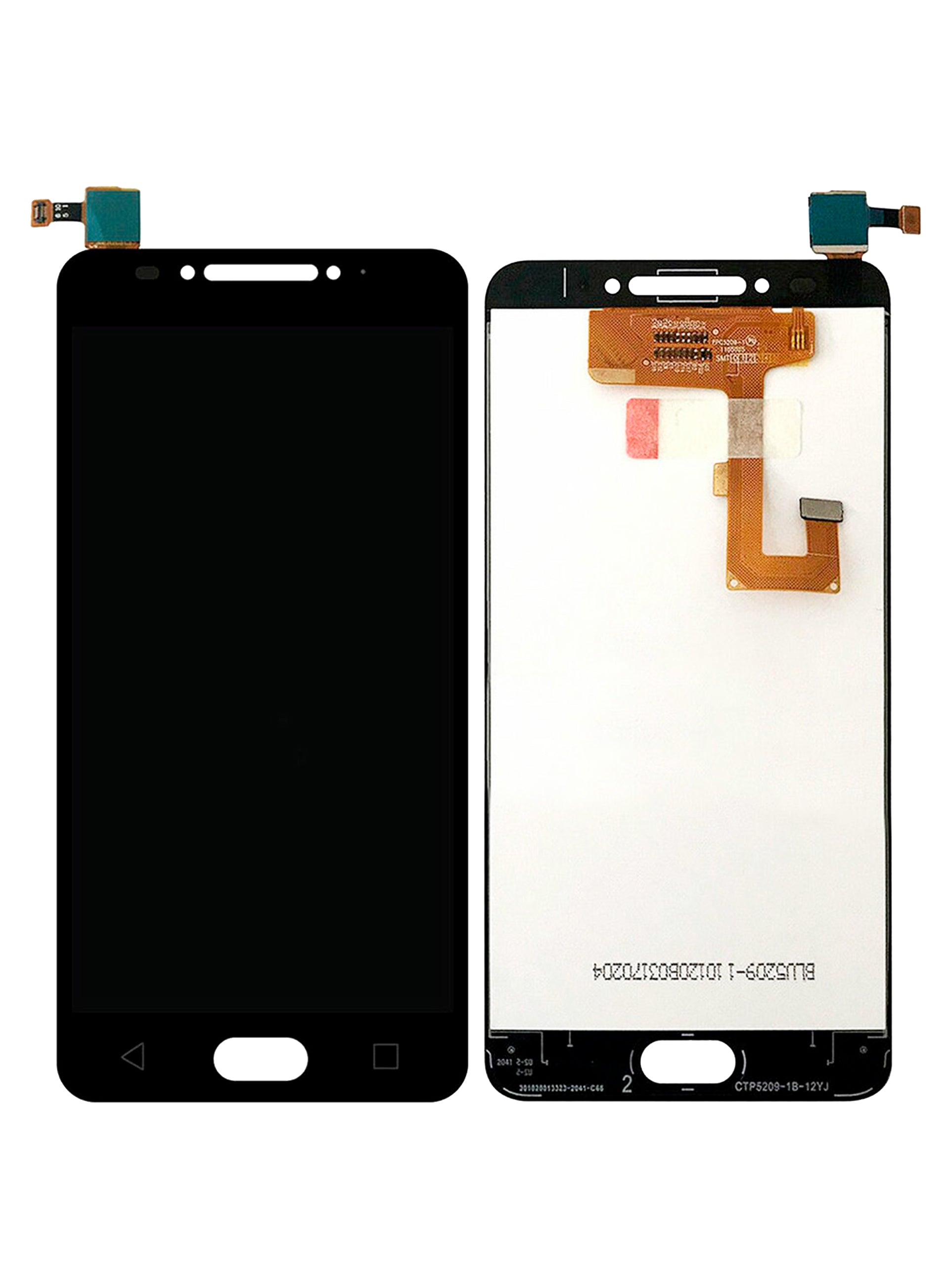 Refurbished Alcatel A5 (5085D / 2017) LCD Screen Replacement - No Frame & Home Button - All Colors - DIY Repair for Cracked or Damaged Display